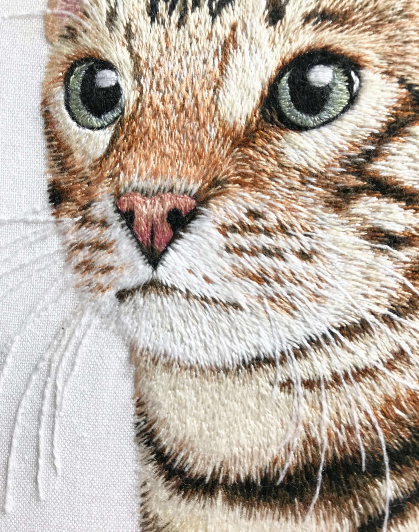 Amy Tang Tutor Embroidery Sample