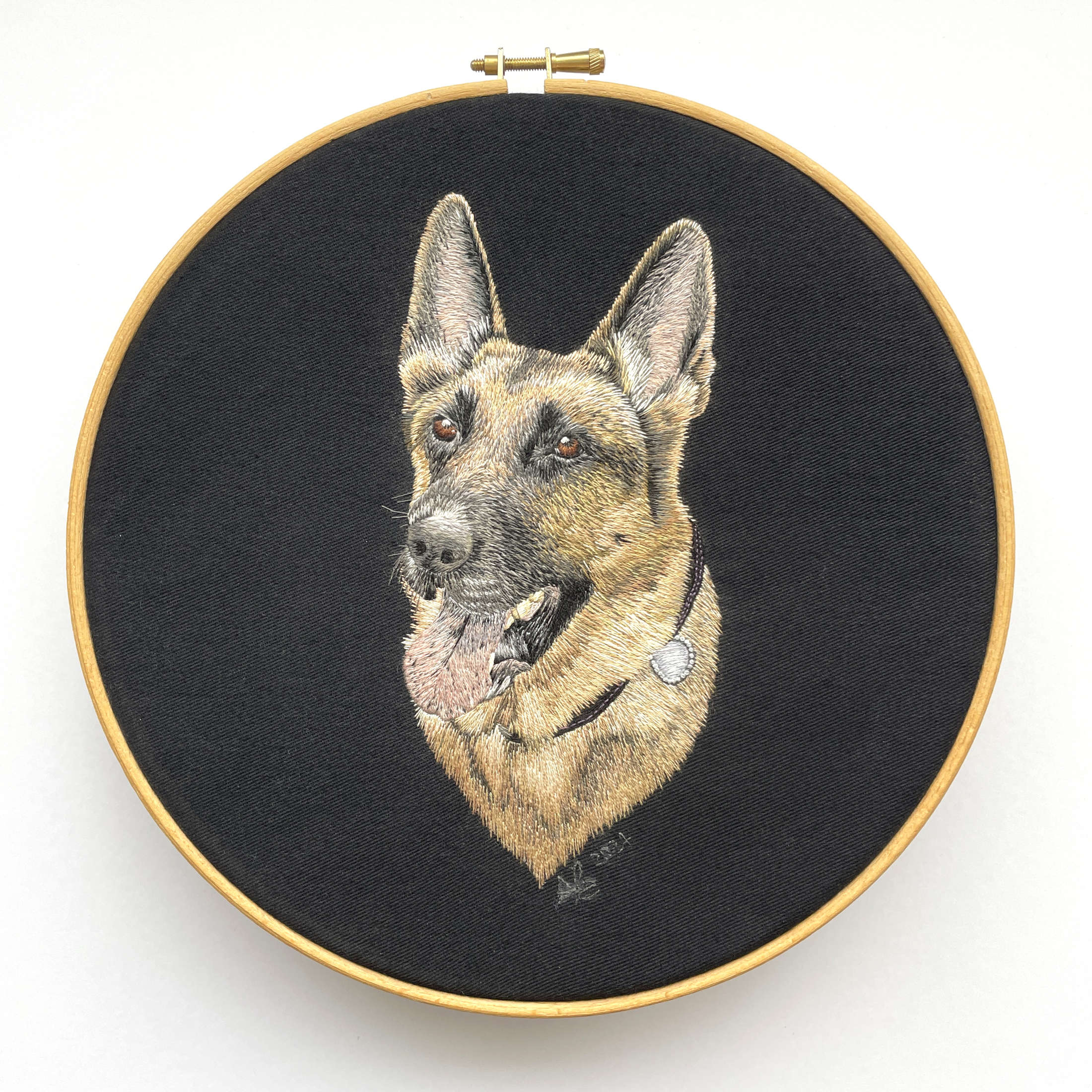 Amy Tang Tutor Embroidery Sample