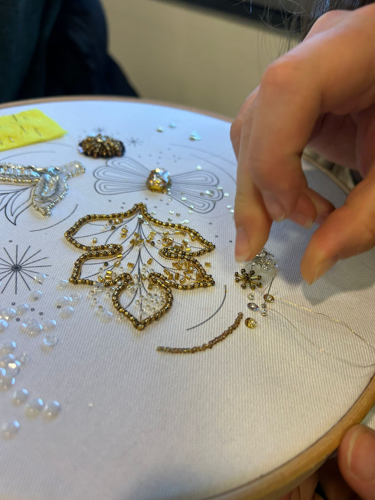 Hand & Lock Sip & Stitch