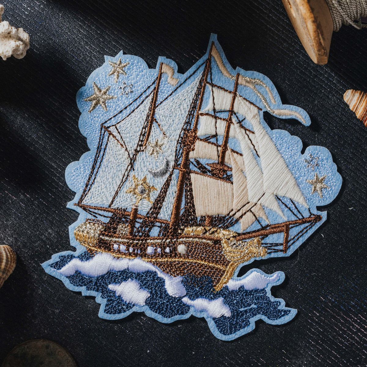 Antique Odyssey Embroidered Patch 