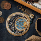 Armillary Embroidered Bag Charm 