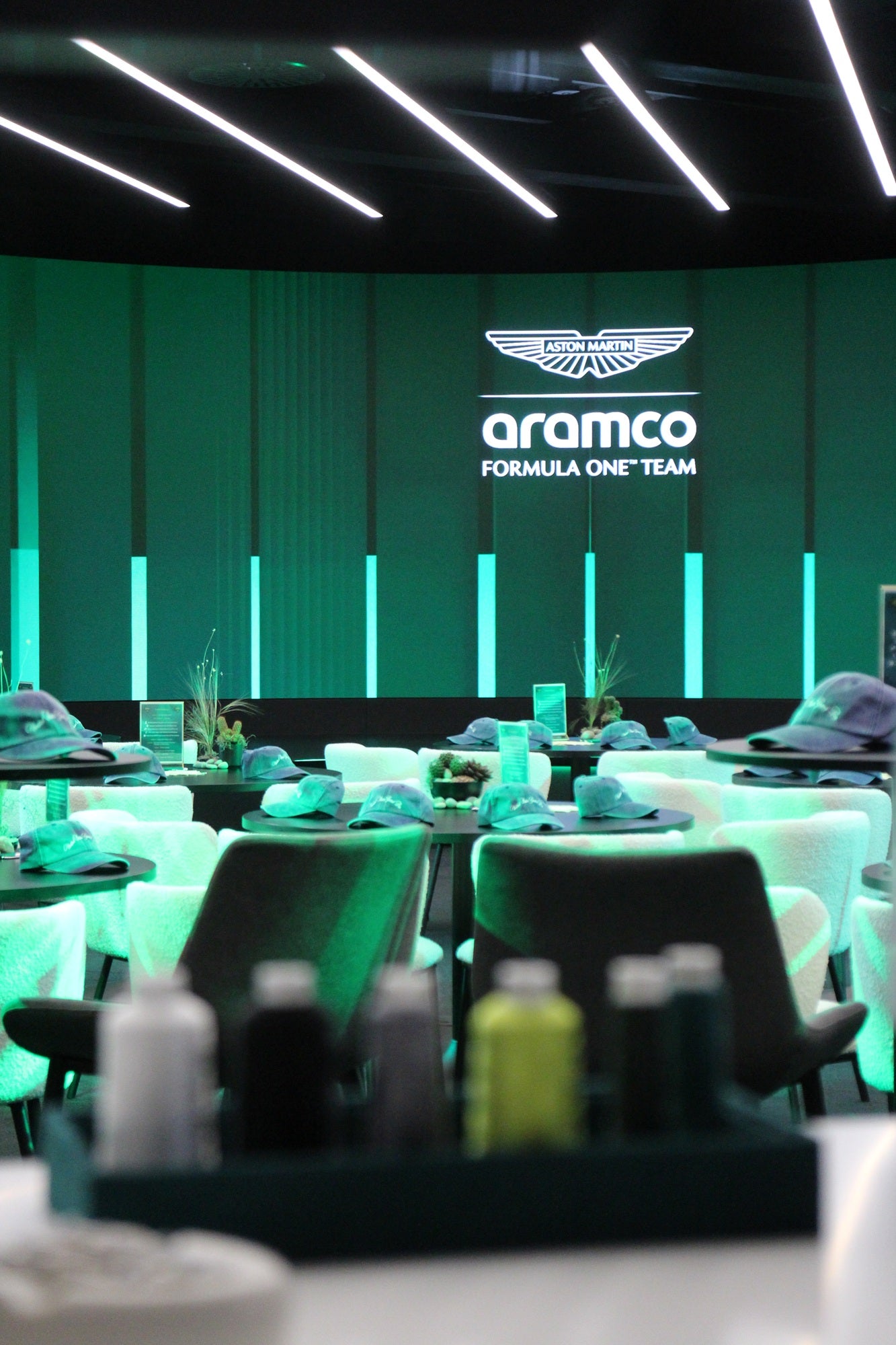 Aston Martin Aramco F1 Patch Application and Machine Embroidery Event