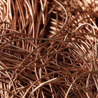 Copper Smooth Goldwork Embroidery Bullion Close Up