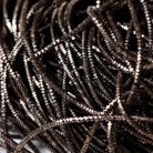 Gunmetal Bright Check Goldwork Embroidery Bullion Close Up