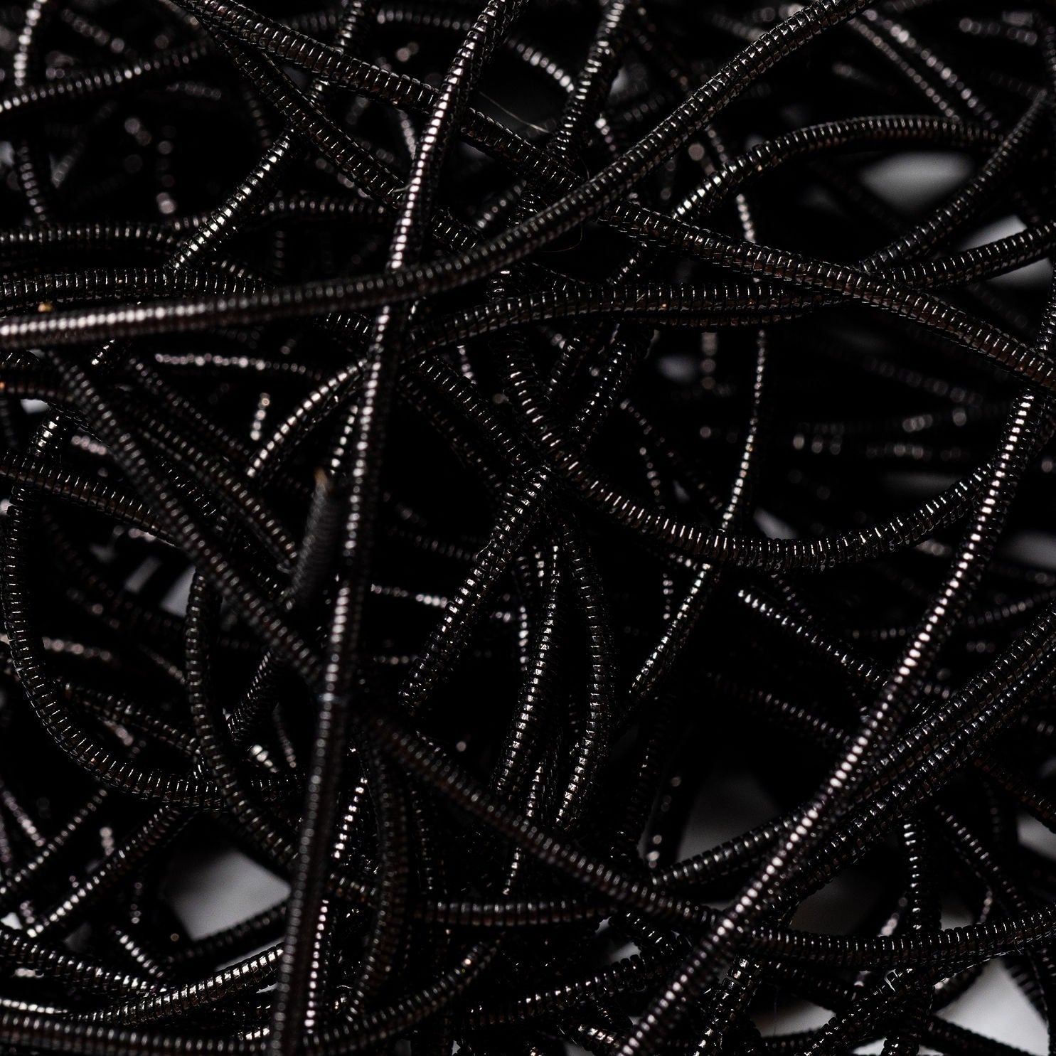 Black Goldwork Embroidery Bullion 