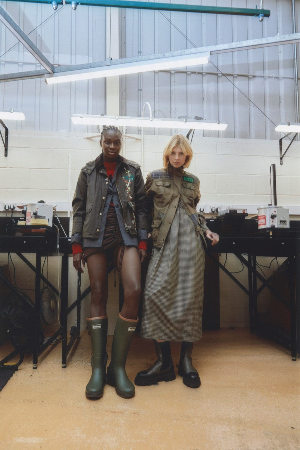 Barbour X Ganni Collaboration - Bespoke Embroidery