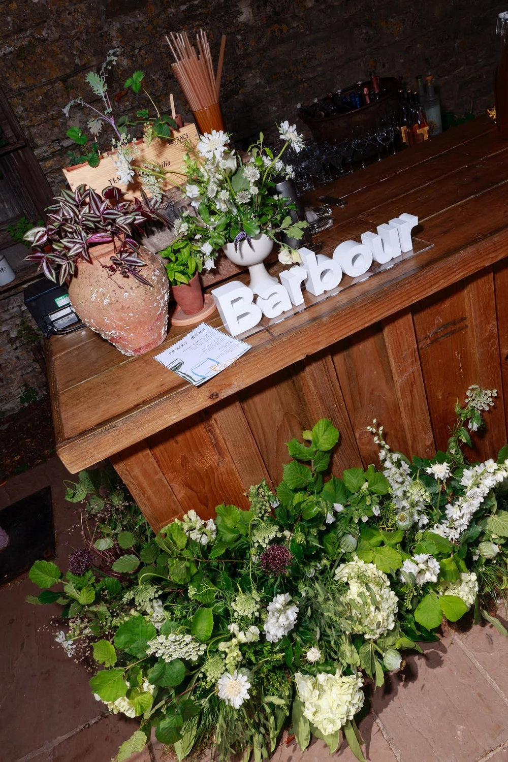 Barbour x Glastonbury Bespoke Machine Embroidery Event