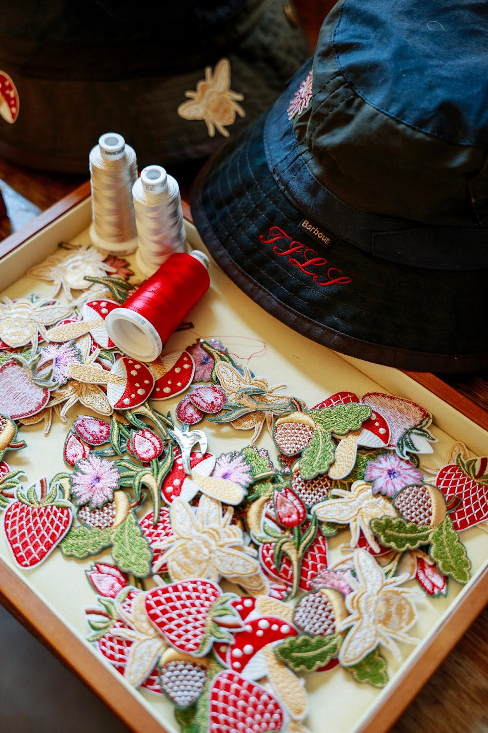 Barbour x Glastonbury Bespoke Machine Embroidery Event