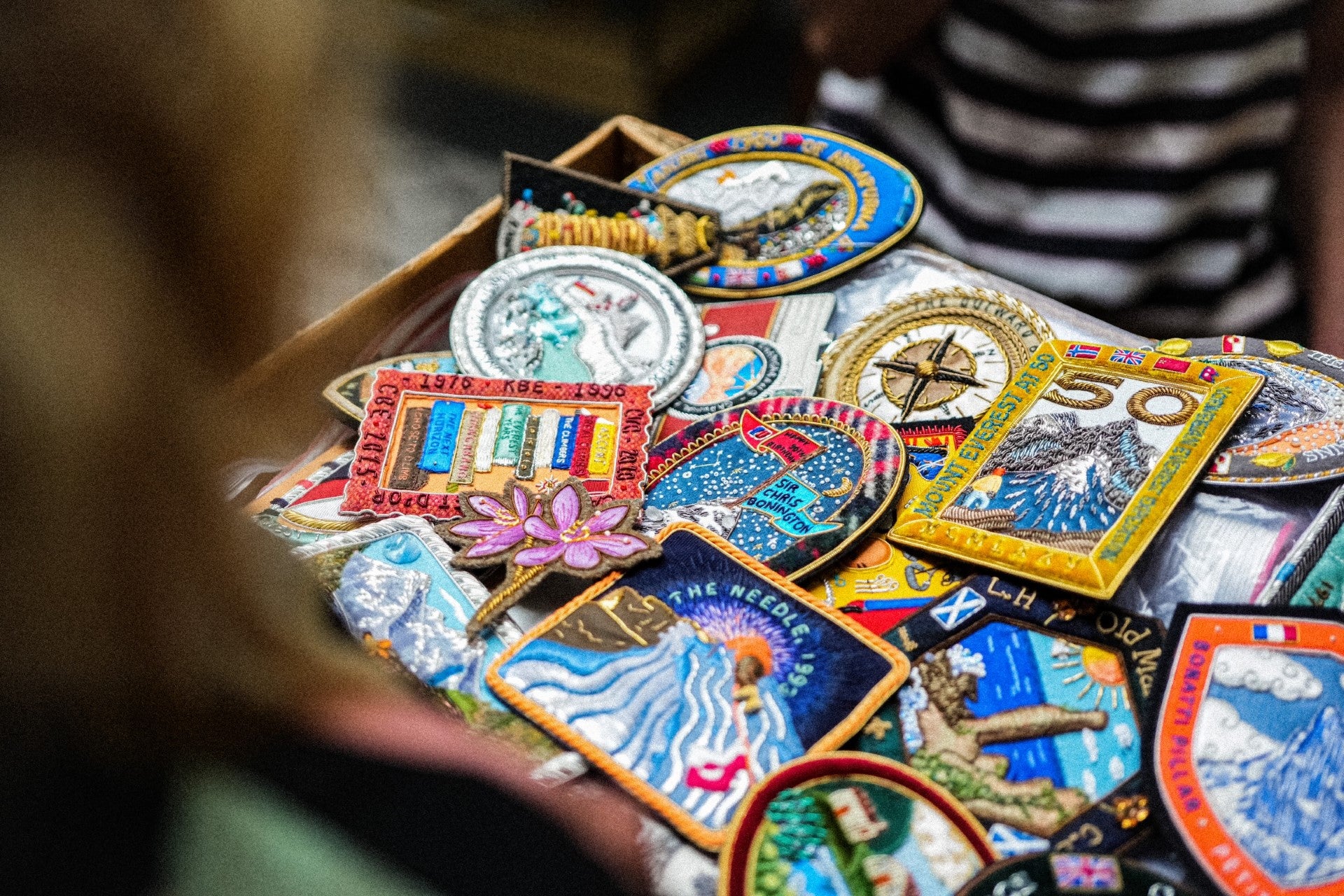 Berghaus Bespoke Hand Embroidered Goldwork Patches