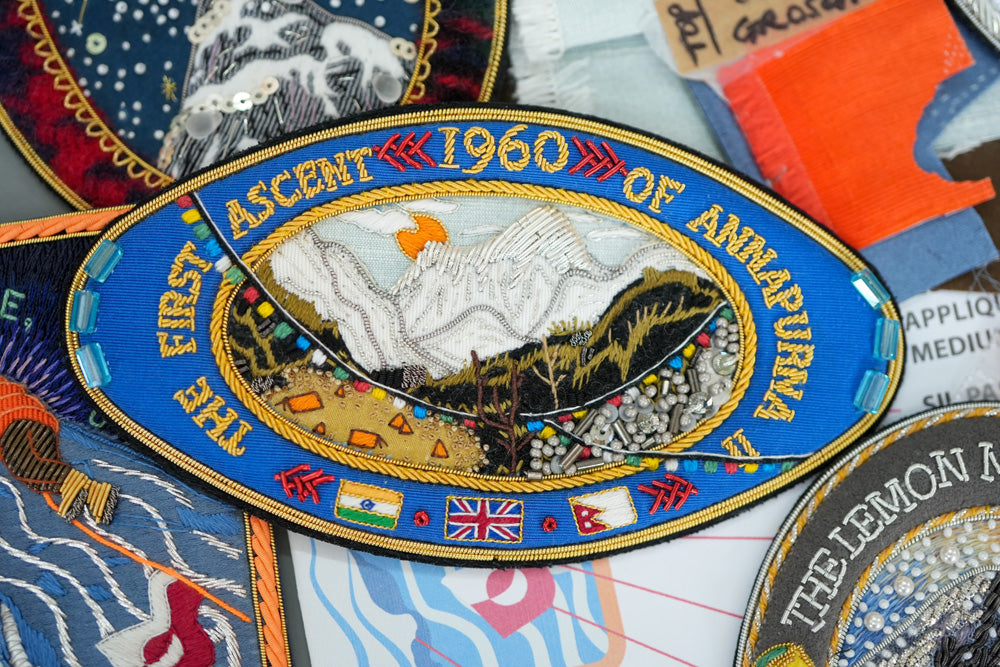 Berghaus x Sir Chris Bonington Bespoke Hand Embroidered Patches
