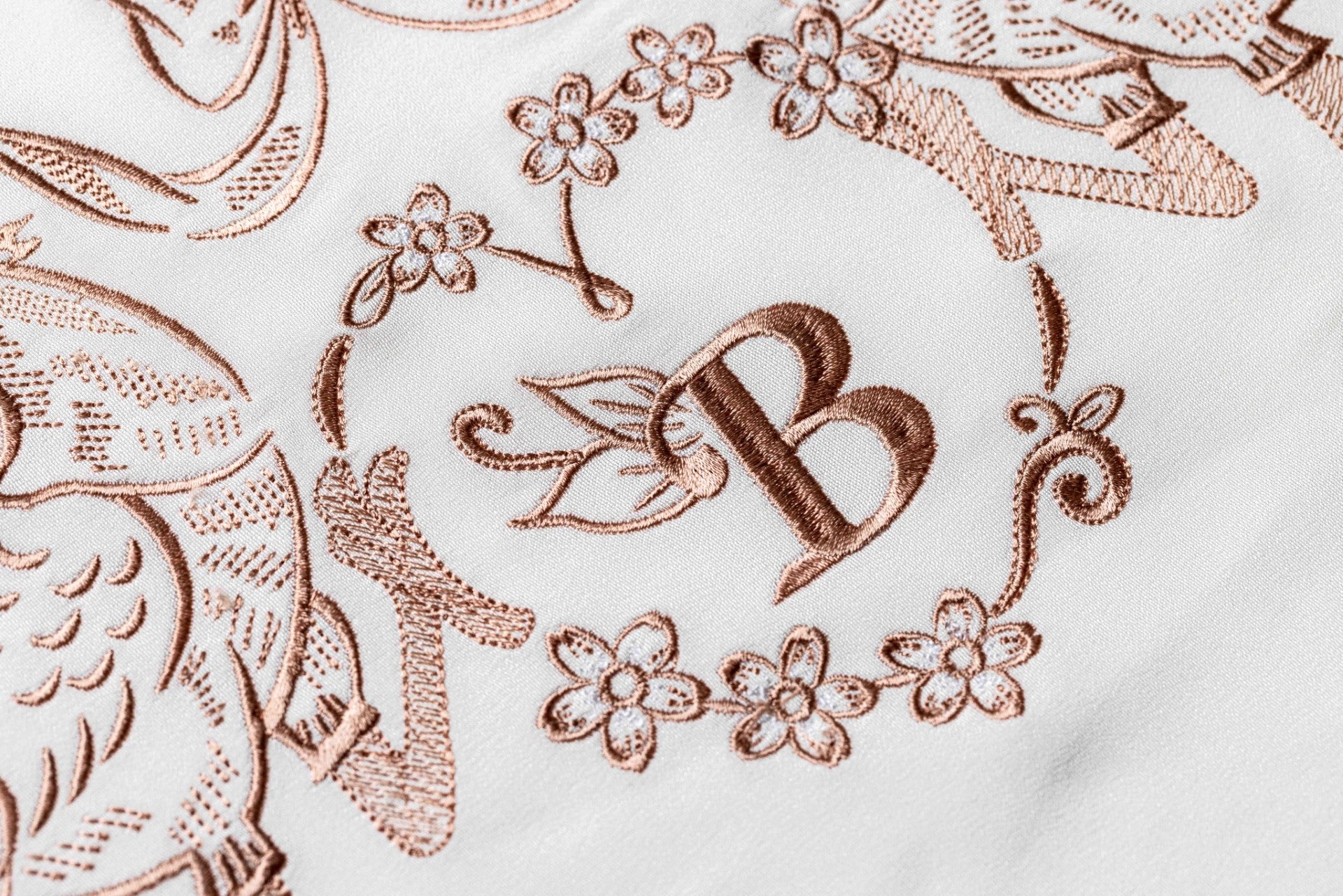 Bespoke Embroidered Bridal Sample 