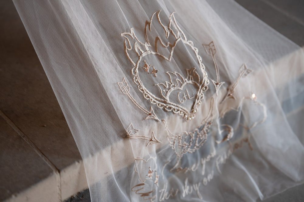 Bespoke Embroidered Wedding Details