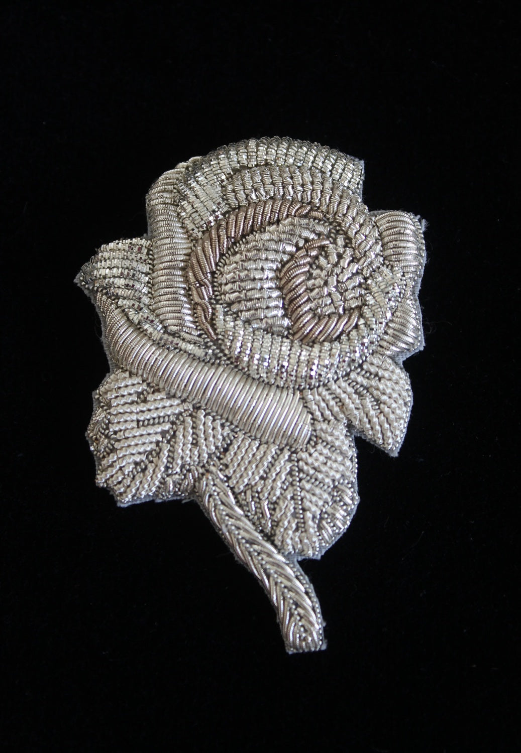 Bespoke Hand Embroidered Brooch for The V&A Museum Cartier Exhibition 