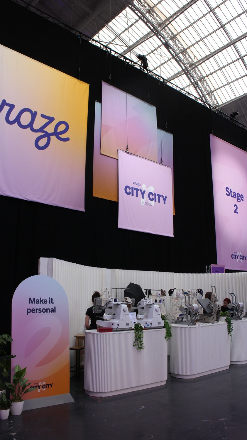 Braze City x City London 2026 Bespoke Machine Embroidery Event
