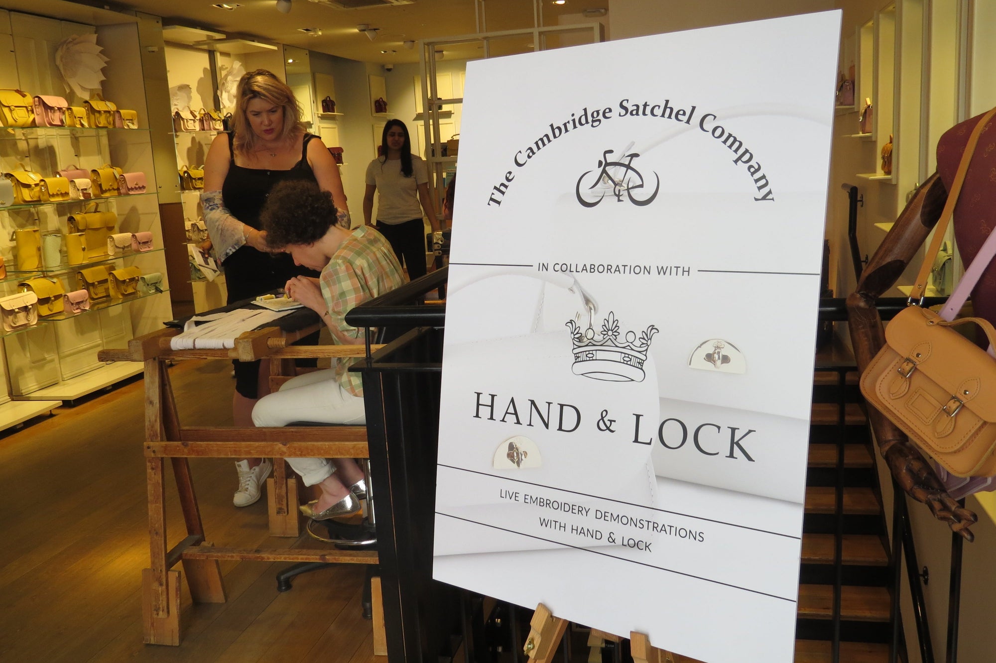 Cambridge Satchel Company - Embroidery Event