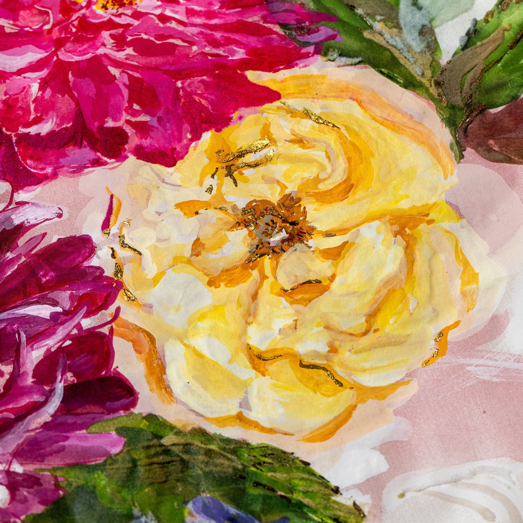 Charlotte Gaunt Guest Tutor Painting Course - Botanical Silk Painting for Fashion 
