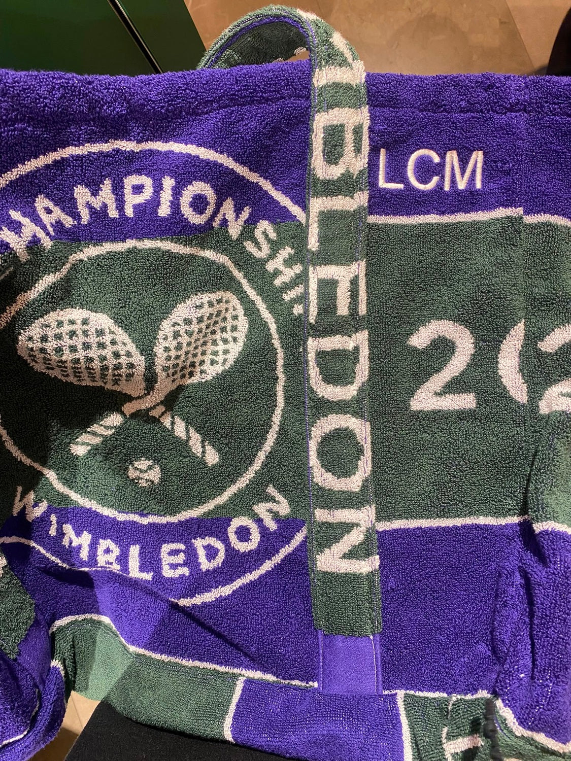 Christy UK x Wimbledon Bespoke Embroidery Monogramming Event