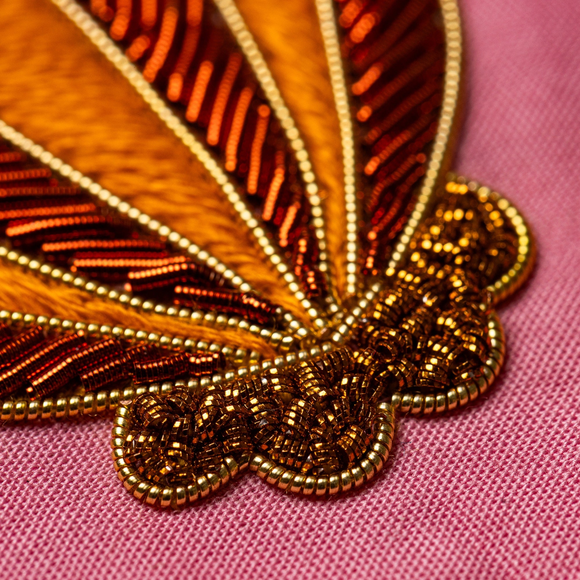 Clam Shell Goldwork Embroidery Workshop