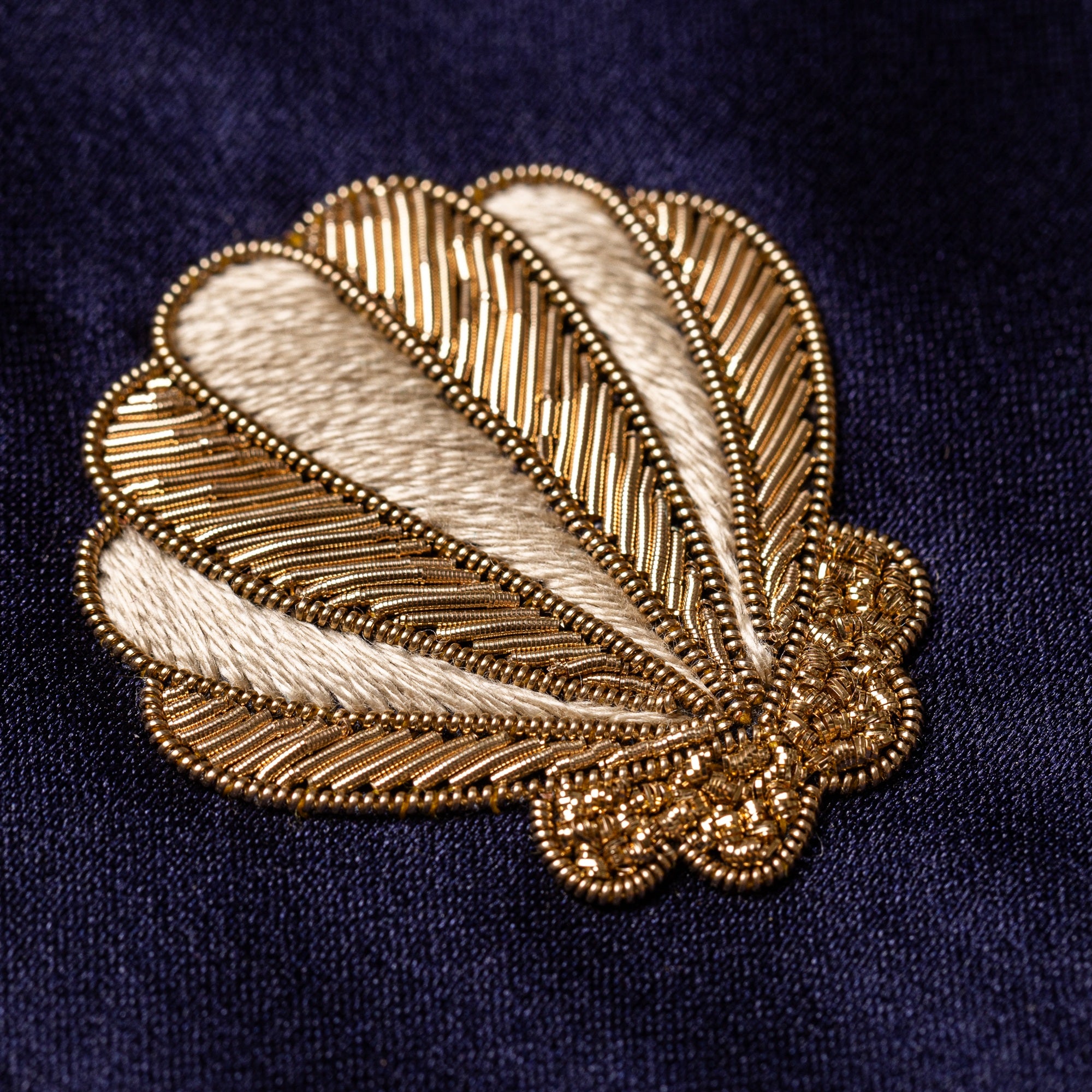 Clam Shell Goldwork Embroidery Workshop 