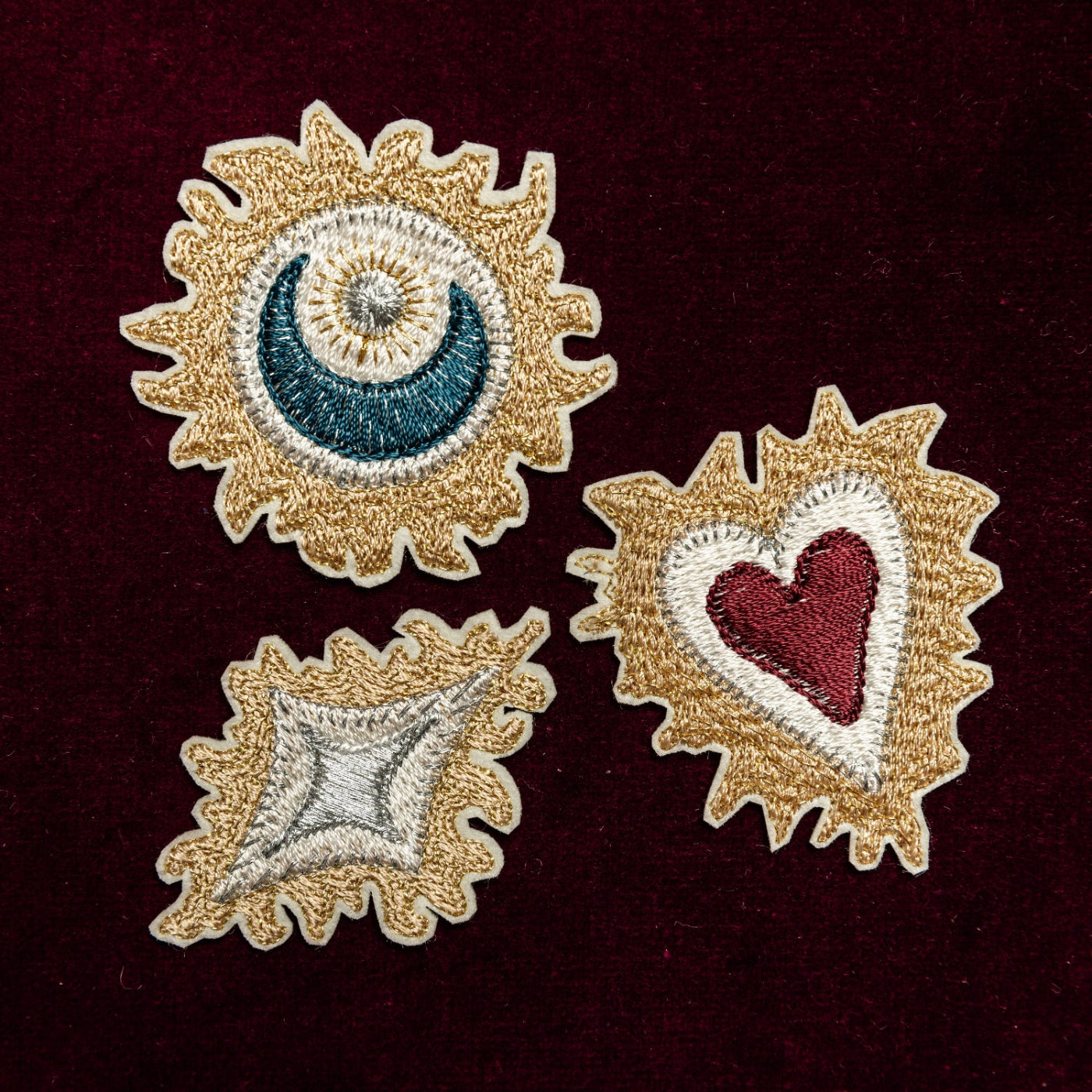 Classic Machine Embroidered Patch Collection - Amulets Patch Set