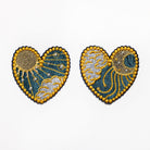Classic Machine Embroidered Patch Collection - Astrologers Heart Pair