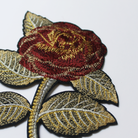 Classic Machine Embroidered Patch Collection - Classic Rose Patch