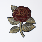 Classic Machine Embroidered Patch Collection - Classic Rose Patch
