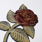 Classic Machine Embroidered Patch Collection - Classic Rose Patch