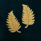 Classic Machine Embroidered Patch Collection - Fern Leaf Pair
