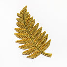 Classic Machine Embroidered Patch Collection - Fern Leaf Pair