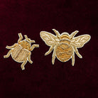 Classic Machine Embroidered Patch Collection - Golden Insect Patch Set