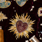 Classic Machine Embroidered Patch Collection - Sacred Heart Embroidered Patch