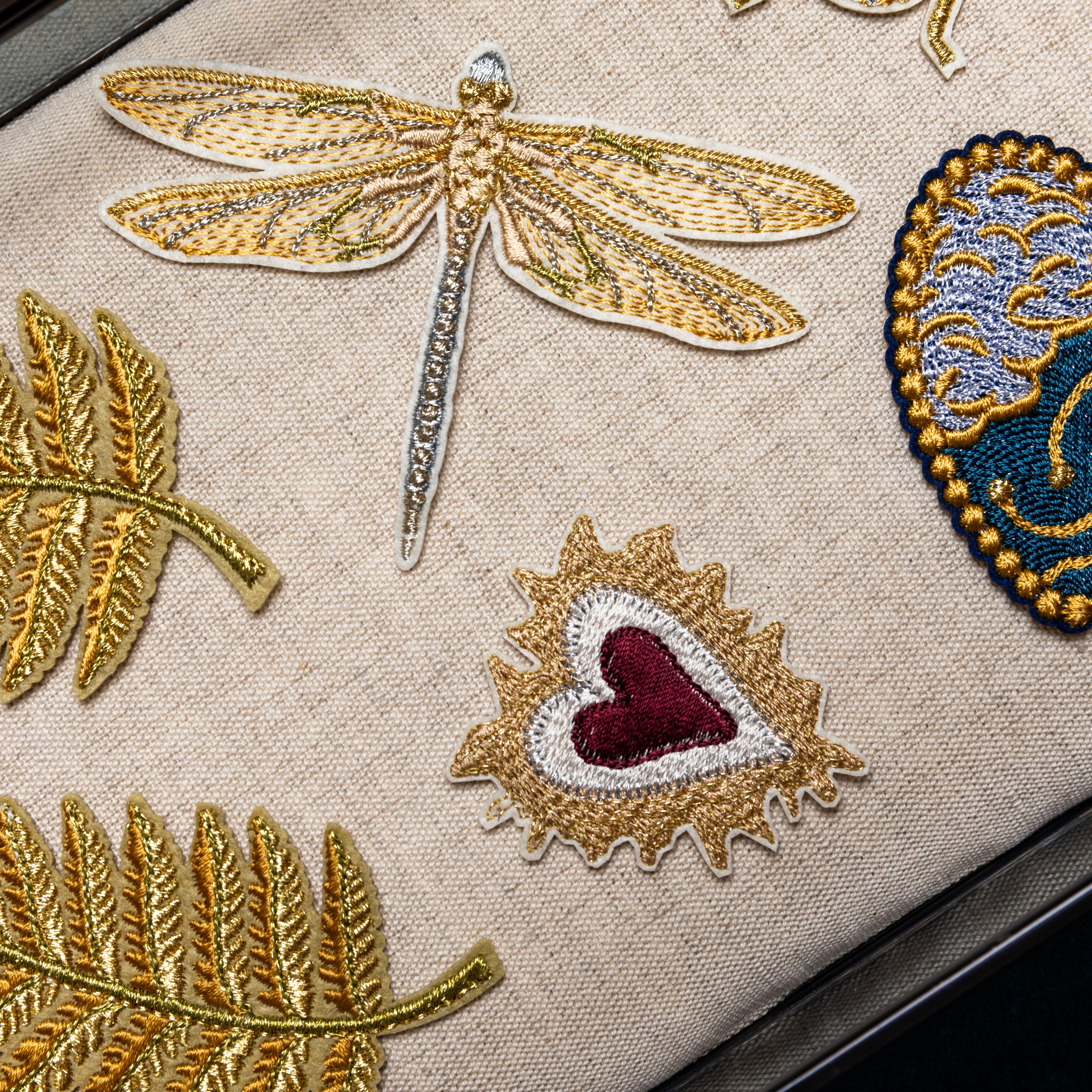 Classic Machine Embroidered Patch Collection