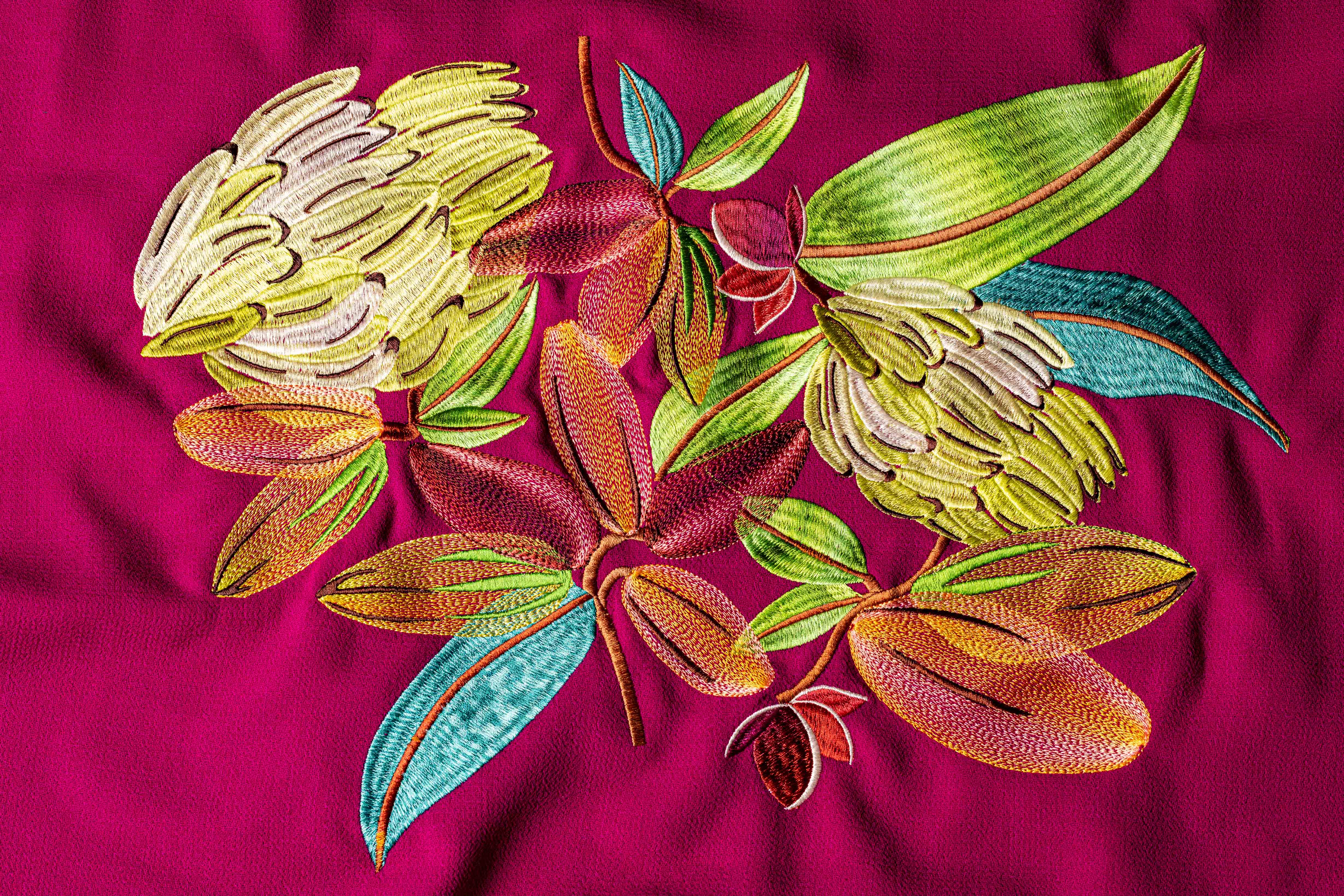 Coloreel Machine Embroidery Sample