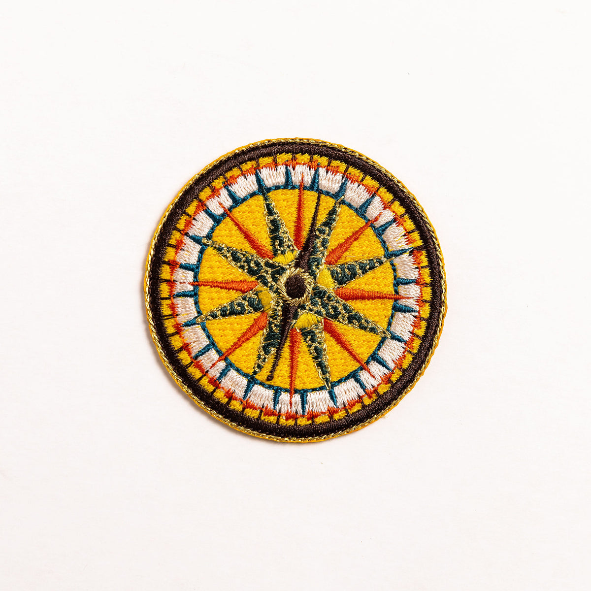 Compass Embroidered Patch 