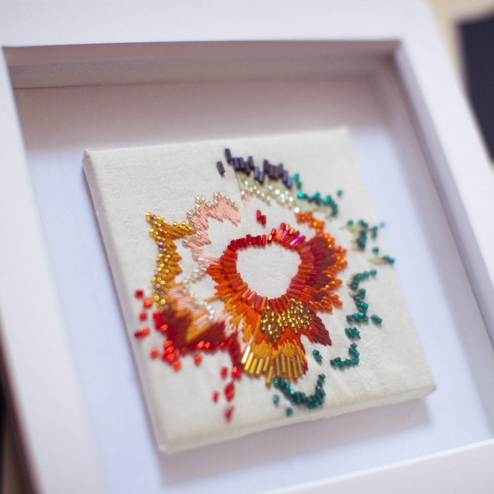 Copperlight Studio Guest Tutor hand embroidery course 'Painting with stitch'