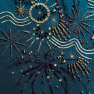 Cosmic Sparks - Hand Embroidery Class - Hand and Lock 