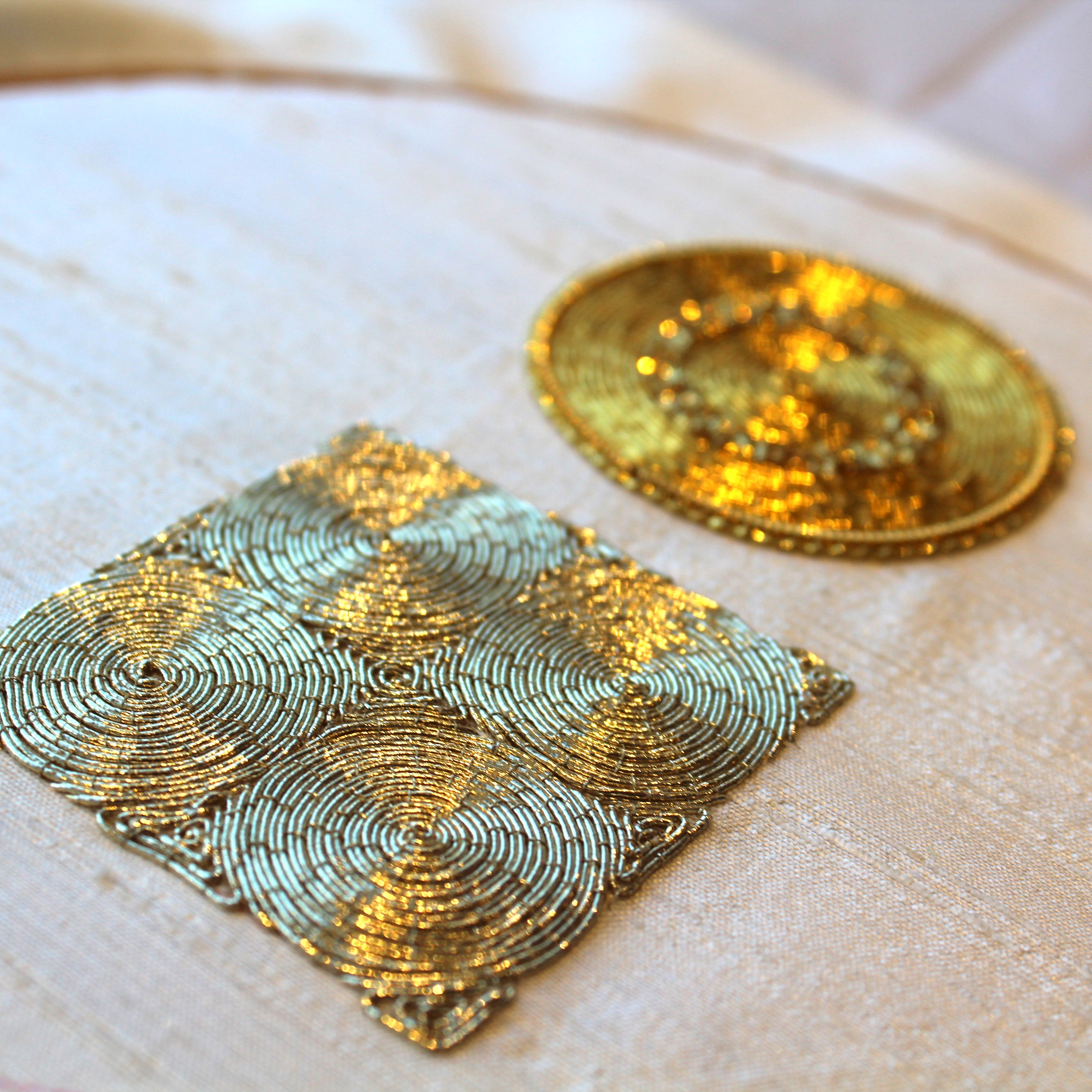 Creative Metal Threads Embroidery Class with Alex Stranding