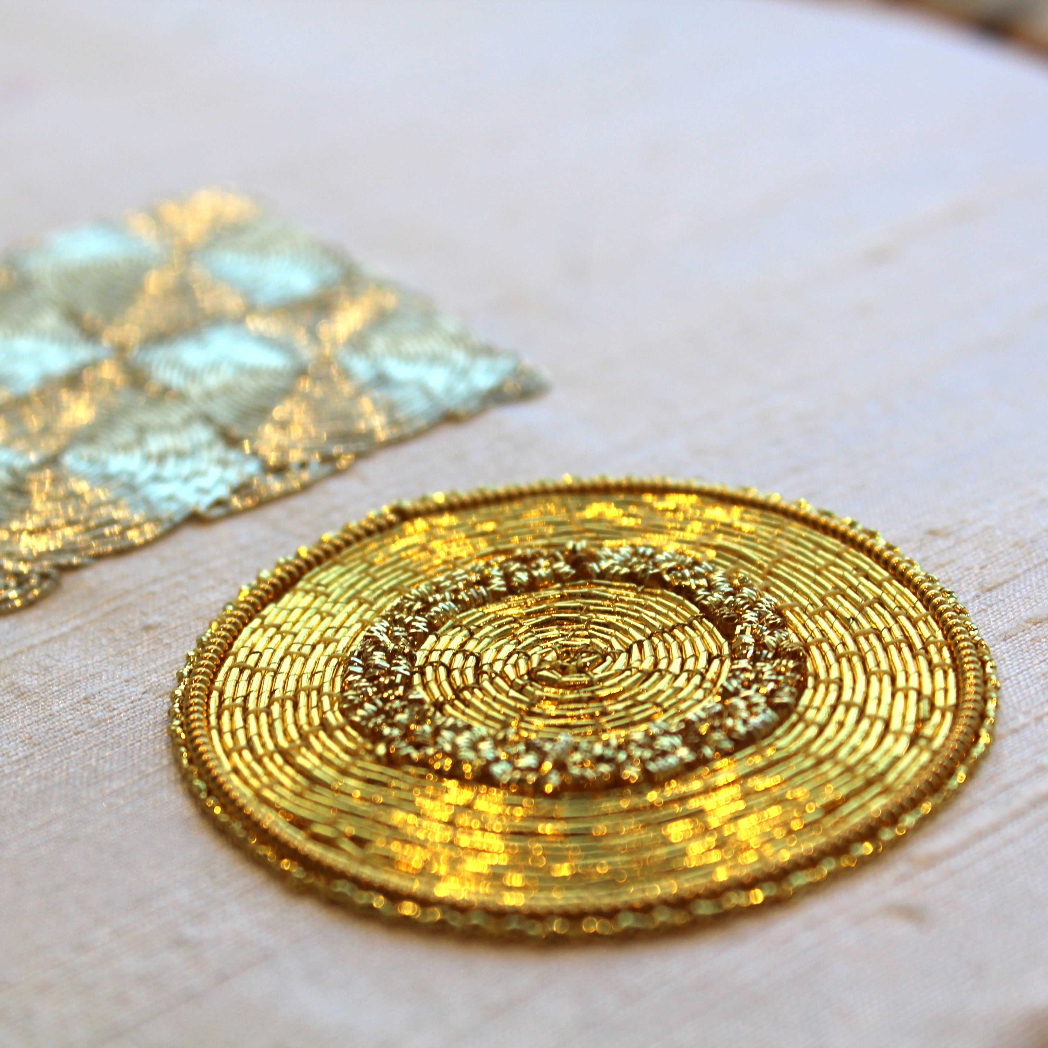 Creative Metal Threads Embroidery Class with Alex Stranding