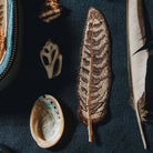 Desert Feather Embroidered Patch 