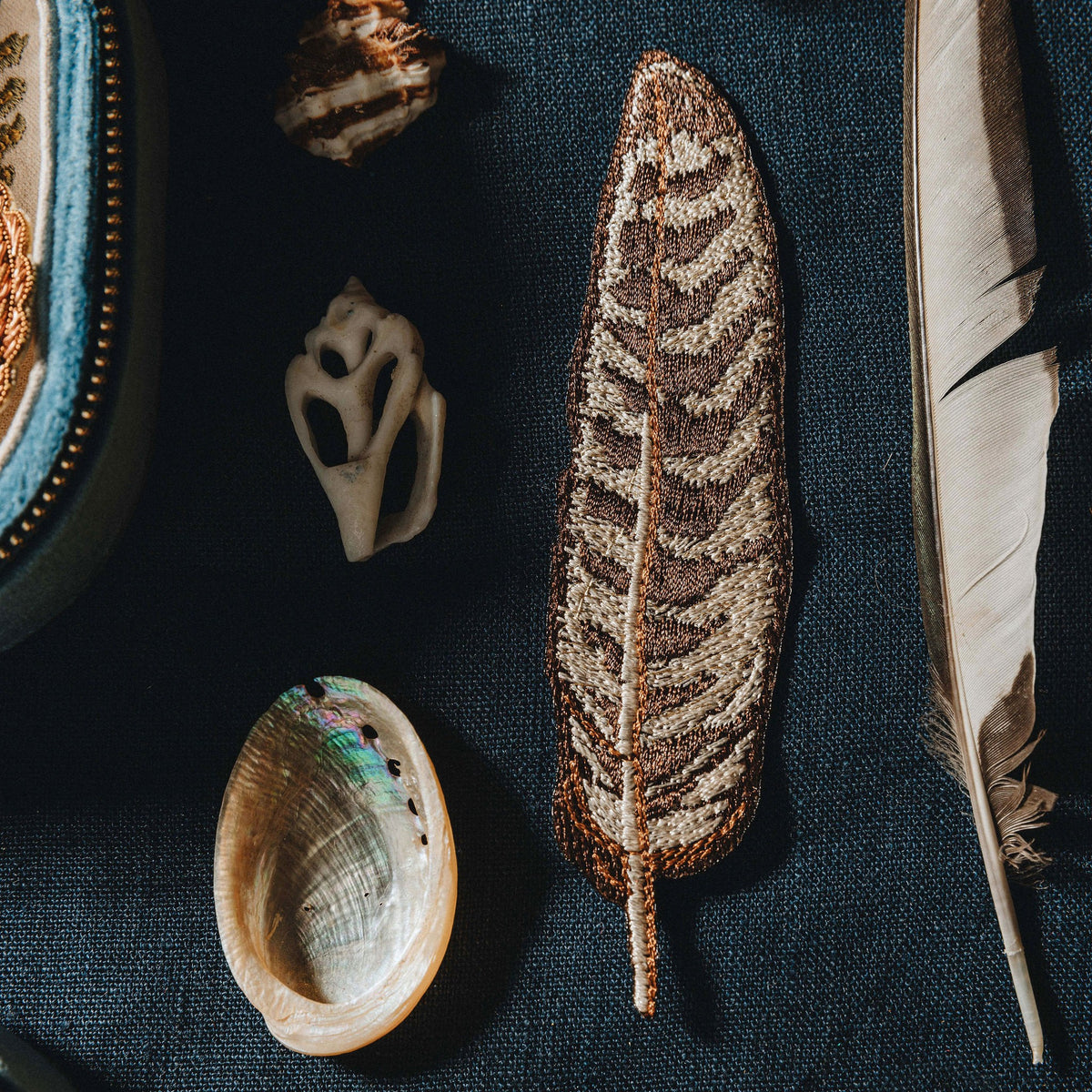 Desert Feather Embroidered Patch 
