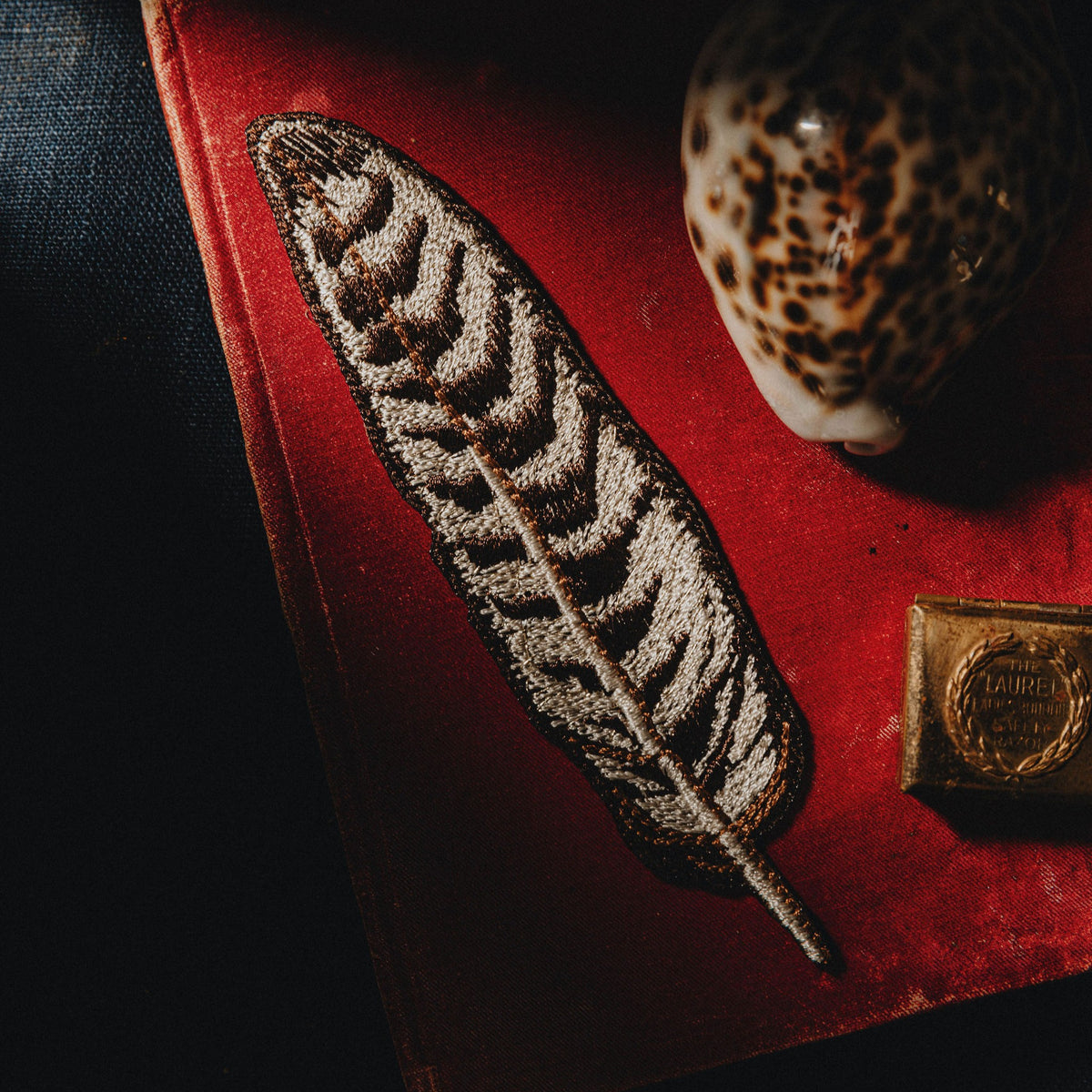 Desert Feather Embroidered Patch 