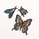 Desert Insects Embroidered Patch Set 