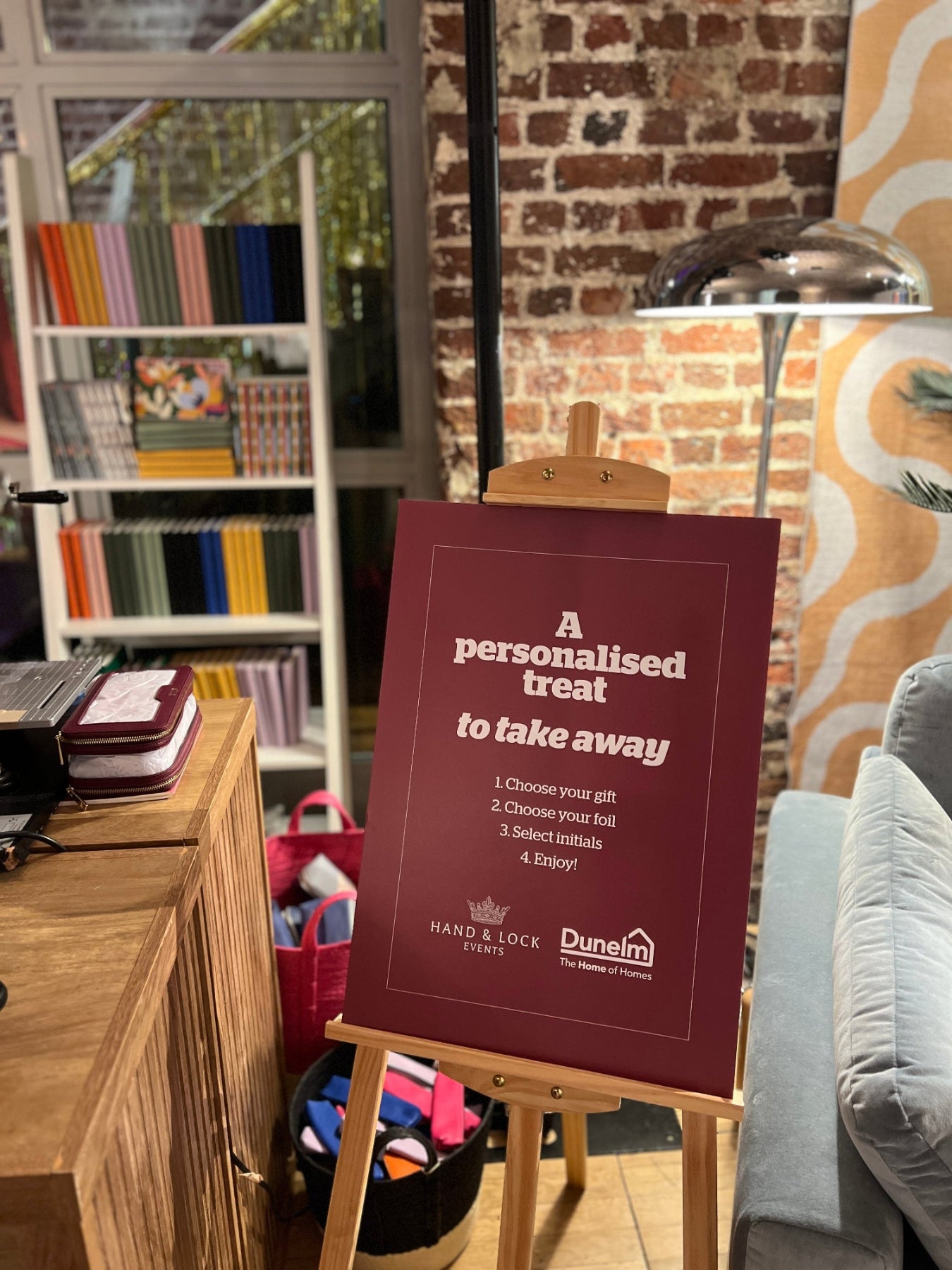 Dunelm - Embossing Personalisation Event