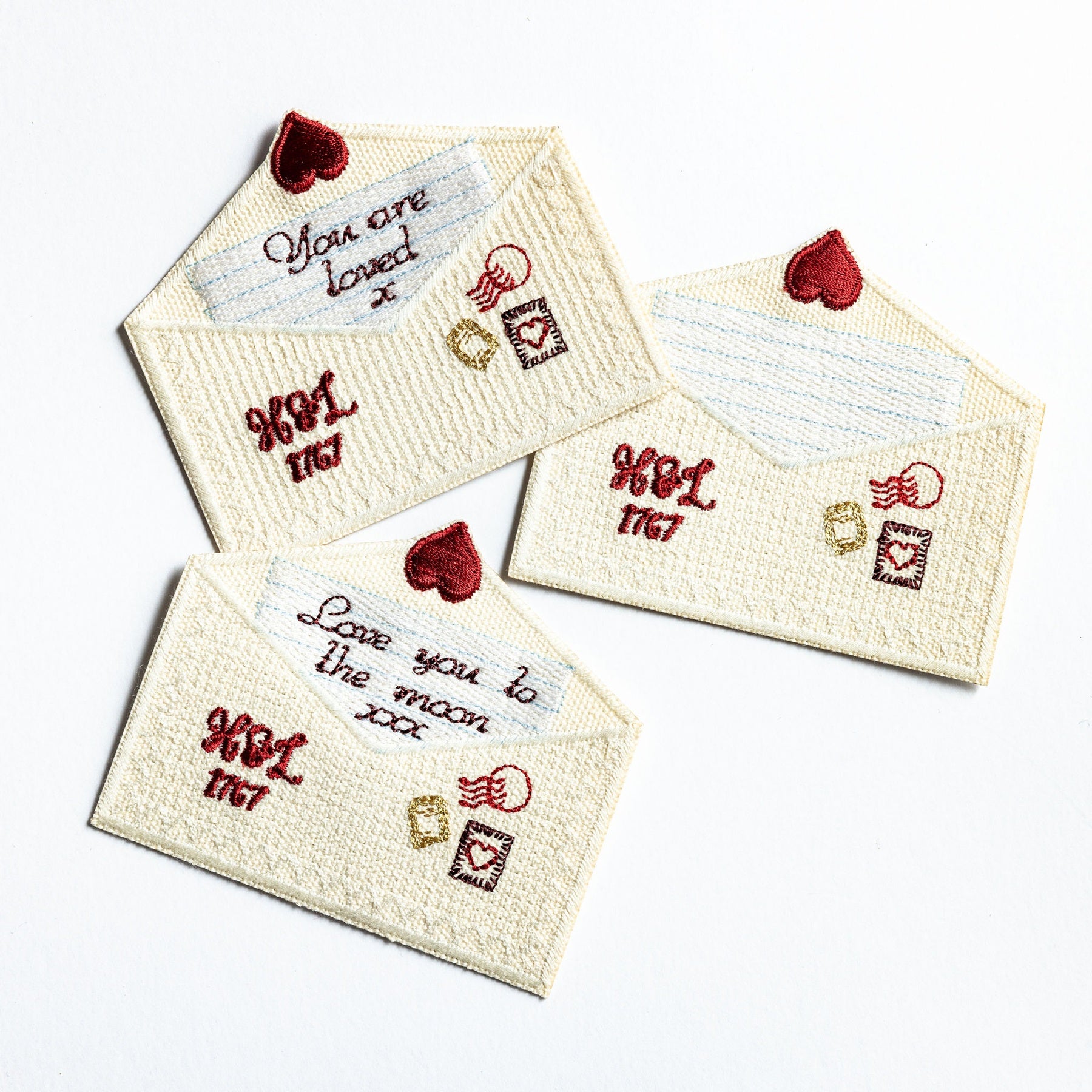 Embroidered Love Letter Patch - Valentines Collection 2026
