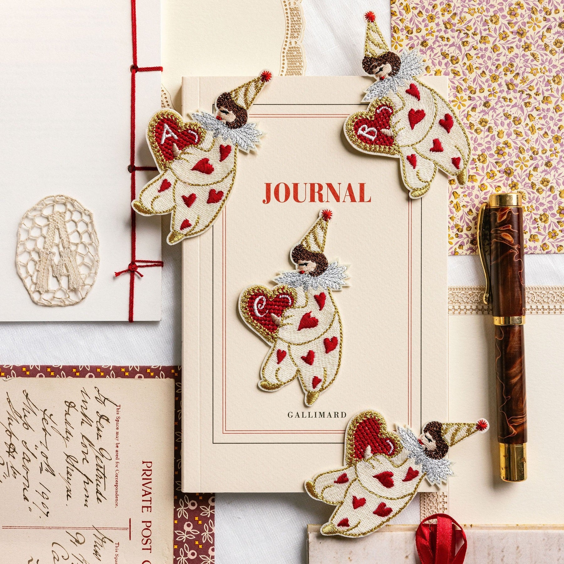 Embroidered Victorian Cupid - Valentines Collection 2026