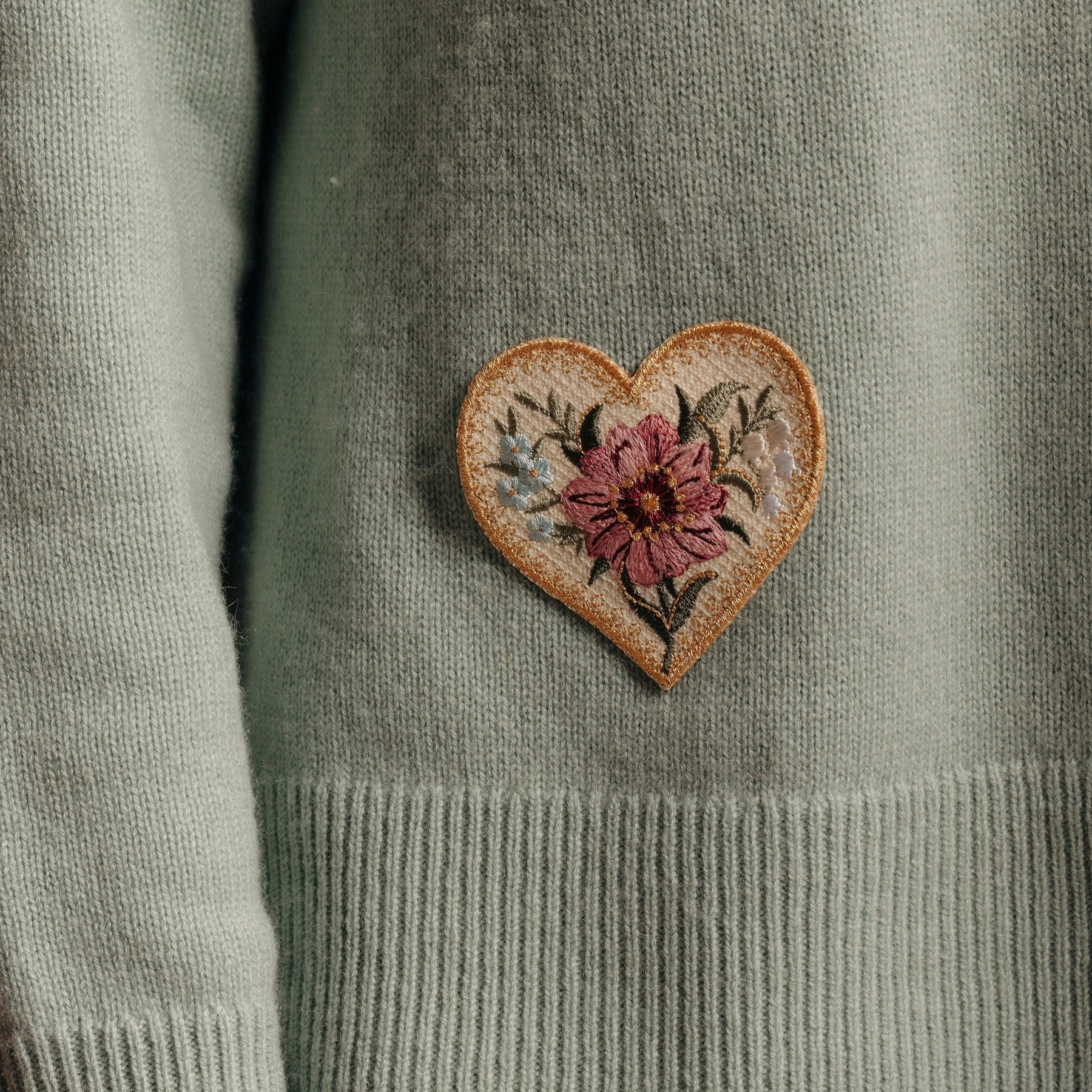 Embroidered Victorian Locket Patch - Valentines Collection 2026