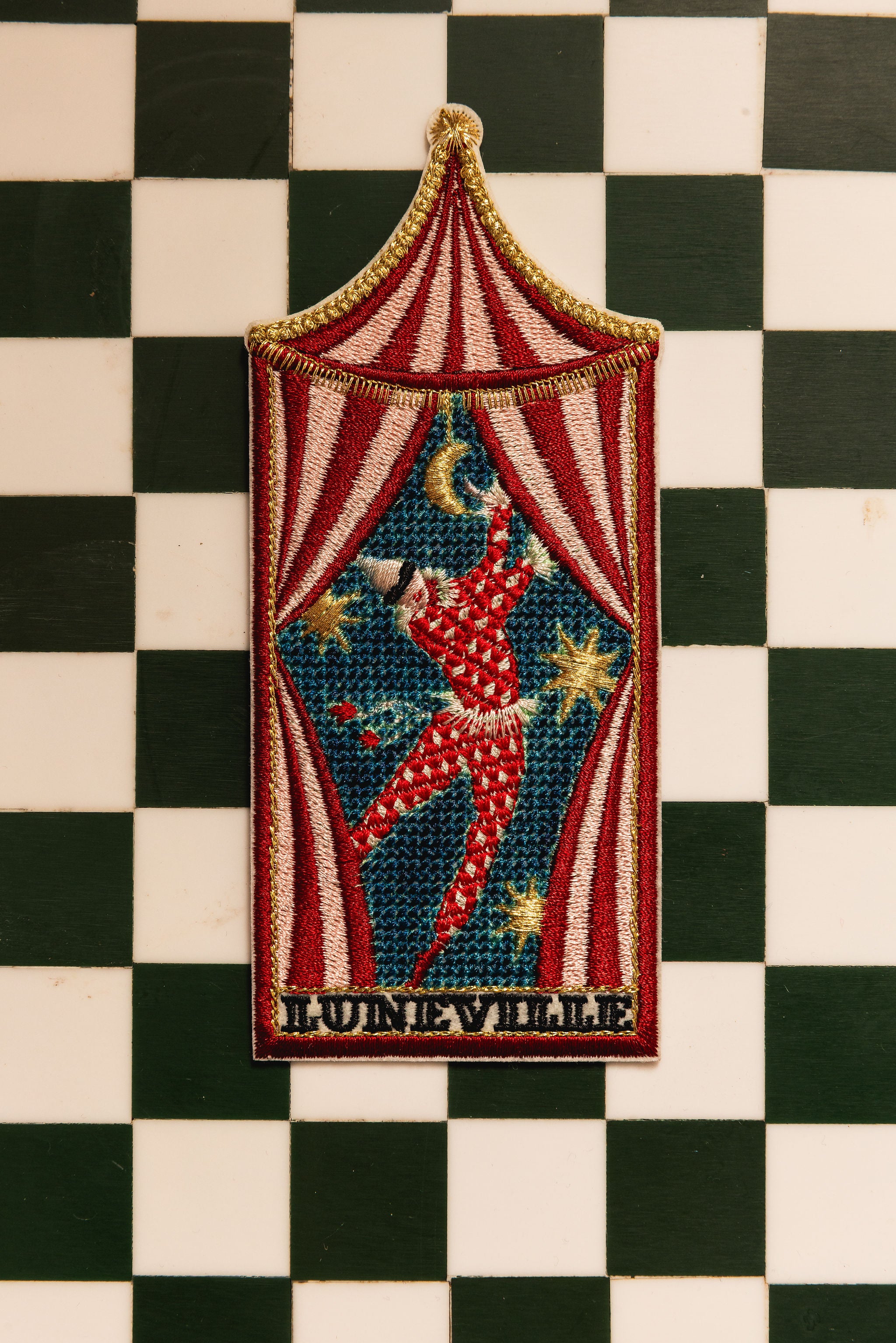 Fairy Tale Collection - Embroidered Harlequin Patch 