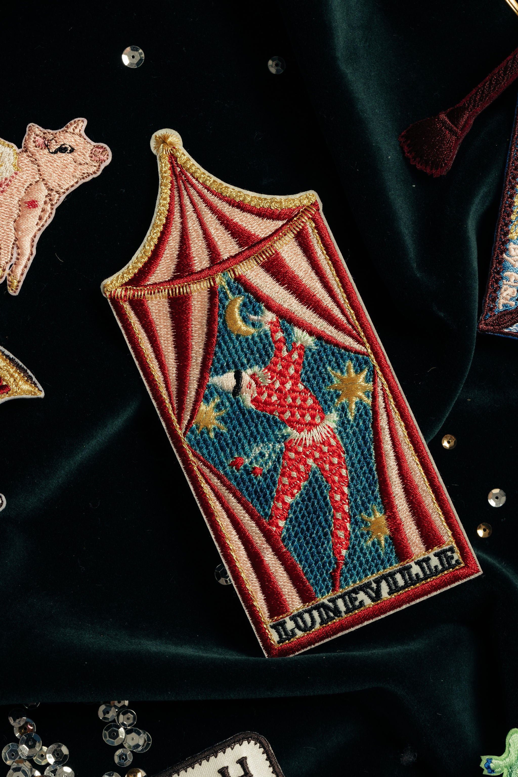 Fairy Tale Collection - Embroidered Harlequin Patch 