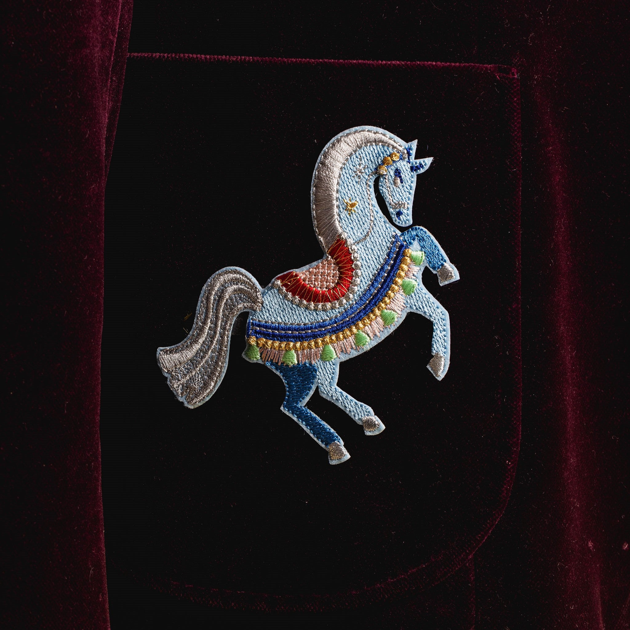 Fairy Tale Collection - Embroidered Horse Patch 